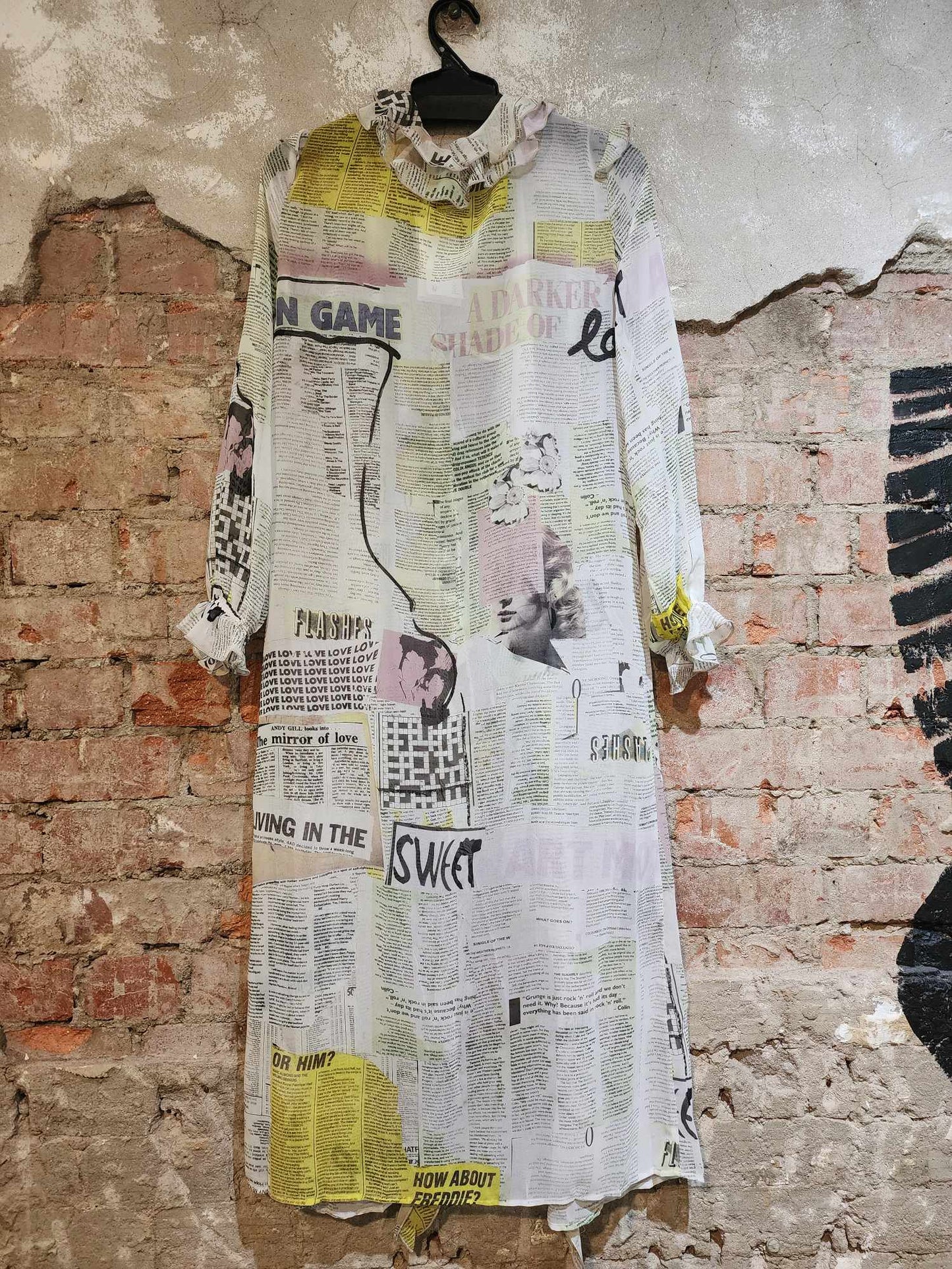 Newspaper Layer Kimono